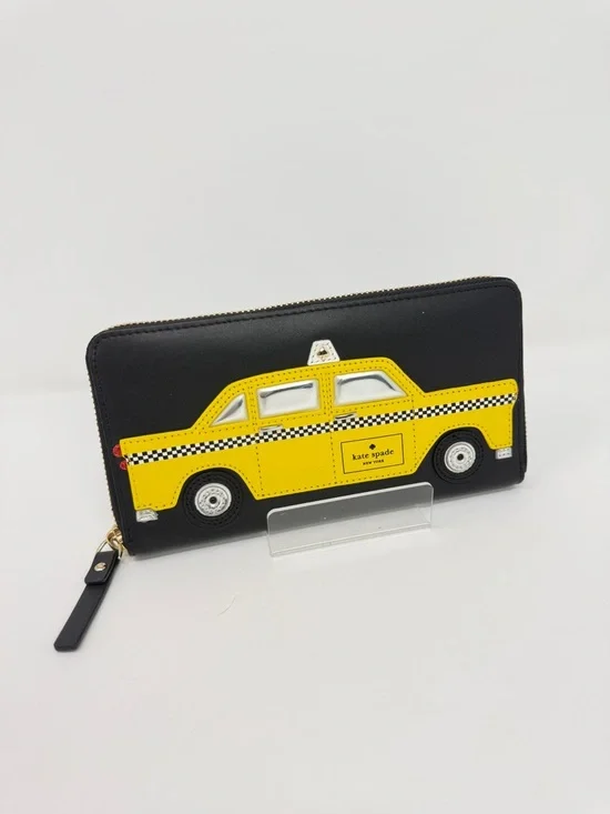 Kate Spade NY Taxi Lacey "Steal the Spotlight" Full Zip-Around Long Wallet RARE! - Picture 1 of 15